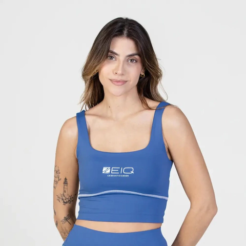 Top Mundial Zeiq Azul Luxo