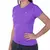 Baby Look Zeiq Roxa – Logo Prata - comprar online