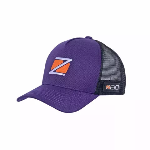 Boné Trucker Zeiq Roxo e Preto