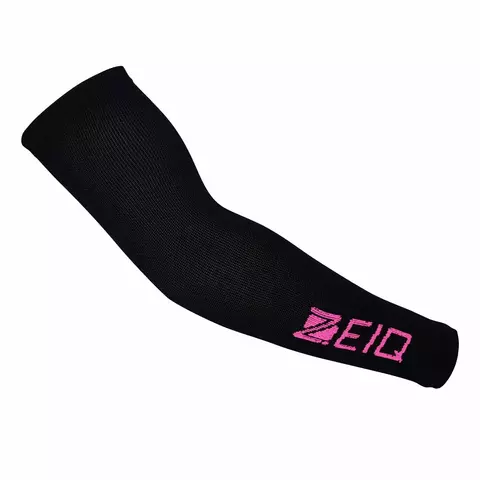 Manguito de Compressão Zeiq Preto – Logo Rosa