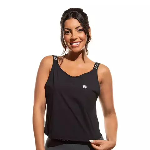 Cropped Move Zeiq Black – Logo Branco