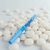 Caneta Mentos Esferográfica Azul Compactor 0.8mm Blister com 2 Unidades