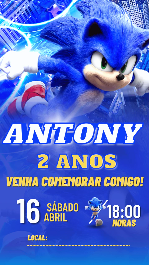 Imagem do Convite Digital em Imagem