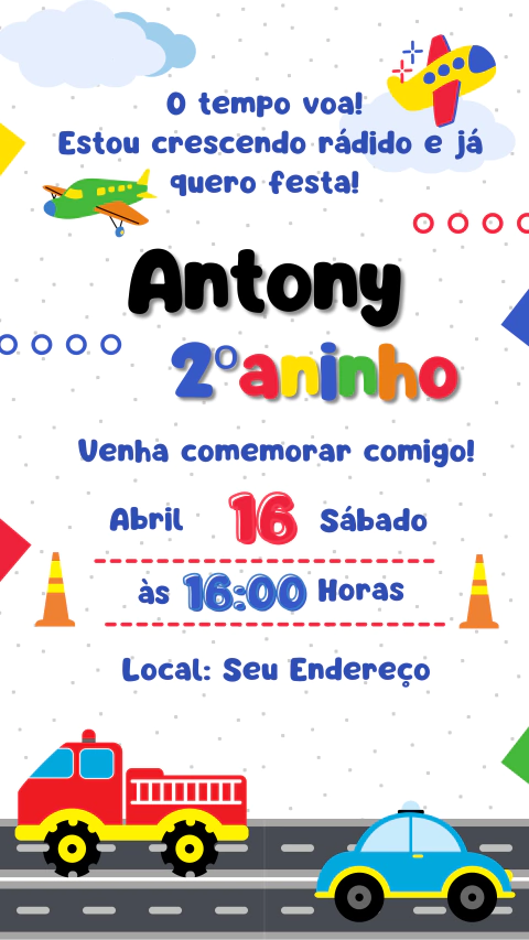 Convite Digital em Imagem