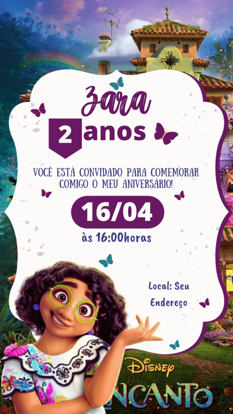 Convite Digital em Imagem na internet