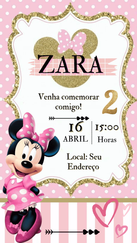 Convite Digital em Imagem - Annedu Papelaria