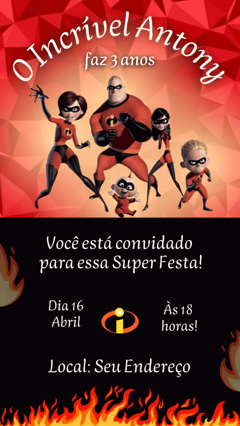 Convite Digital em Imagem - Annedu Papelaria