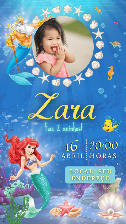 Convite Digital em Imagem - Annedu Papelaria