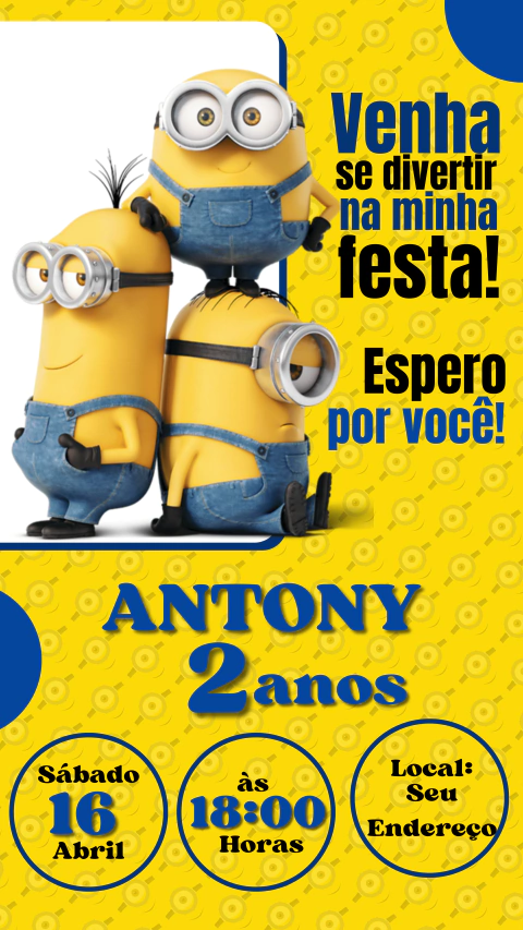 Imagem do Convite Digital em Imagem