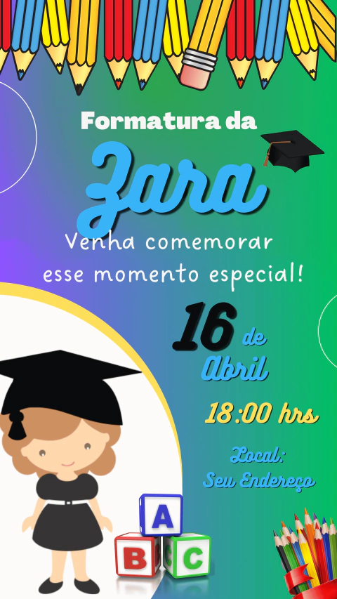 Convite Digital em Imagem na internet