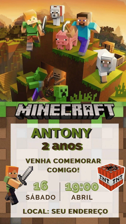 Convite Digital em Imagem na internet