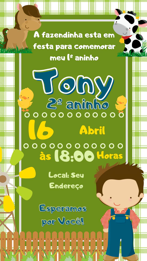 Convite Digital em Imagem - loja online