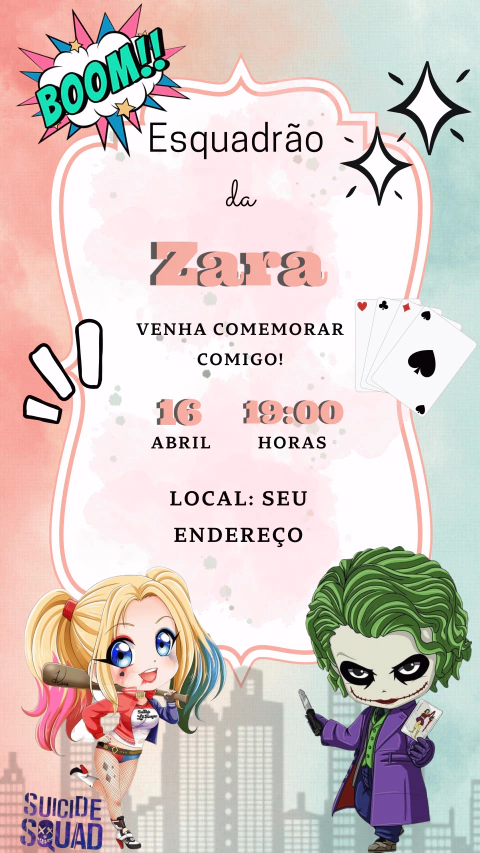 Convite Digital em Imagem na internet