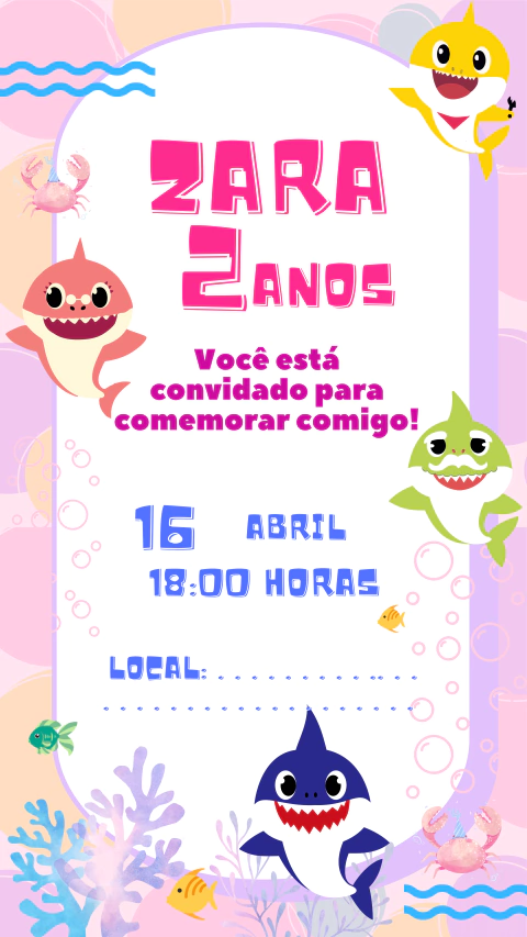 Imagem do Convite Digital em Imagem