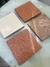 SET de posavasos en Silestone Combinado Orange Fuego