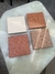 SET de posavasos en Silestone Combinado Orange Fuego - Marmoles Viel