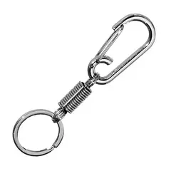 Chaveiro Mosquetão Metal com Mola 5cm Art House