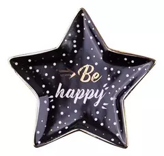 Enfeite Estrela Porta Anel 10,5cm de Cerâmica Art House - comprar online