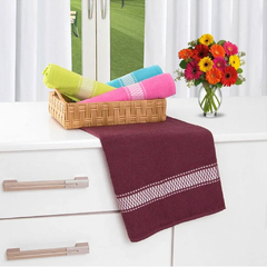 Toalha De Banho Barra 100% Algodão Fina 58x120 Cm Sortida - comprar online