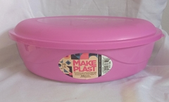 Imagem do Saladeira de Plastico Oval Color Grande 3 Litros Sortidos