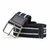 kit 4 cinto correia masculino largo fivela pino social oferta - comprar online