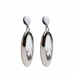 Aros Blaquè Cristal Blanco