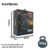 Fone De Ouvido Bluetooth Gamer Futurista Em Metal KAapbom KA-896 - comprar online