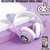 Fone De Ouvido Bluetooth Orelha Gatinho Infantil Led Sem Fio - loja online