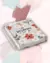 Capa Personalizada flores vermelhas com fundo cinza