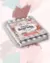 Capa Personalizada flores com fundo quadriculado