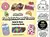 Livro de pintura Comidas Kawai - comprar online