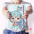 Capa personalizada menina dos olhos cute - Annas Art's Papelaria Personalizada