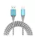 CABLE CARGADOR V8 CARGA RAPIDA 3 AMP MICRO USB CON LUCES