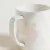 Jarro Mug Porcelana Rombos Tornasolado 420ml