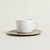Set x6 Tazas y Platos Blanco y Arena 200ml