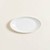 Fuente Oval Blanca SANTA CRUZ 27x14,5cm - comprar online