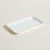 Fuente Rectangular Blanca SANTA CRUZ 26x16cm