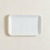 Fuente Rectangular Blanca SANTA CRUZ 26x16cm - comprar online