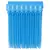 Precintos plásticos color azul tipo cola de ratón numerados, de 25 cm de largo AZUL
