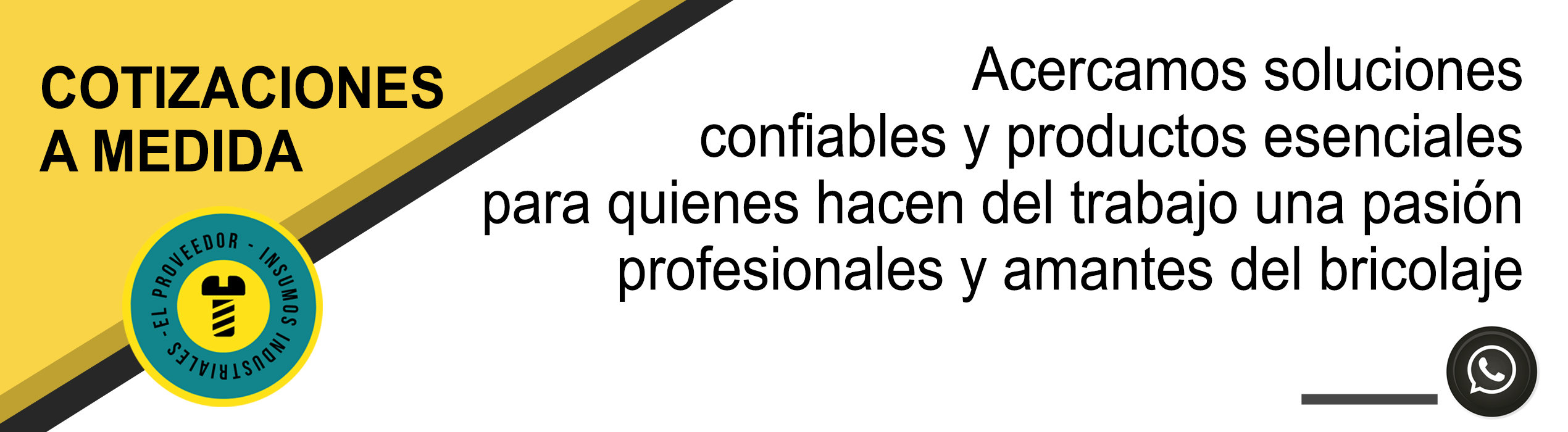 Banner de El Proveedor en Línea | Precintos y Abrazaderas Mayorista