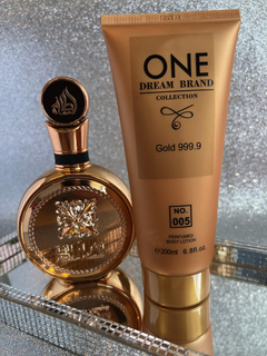 Kit Fakhar gold + Hidratante One Million Dream Brand - comprar online