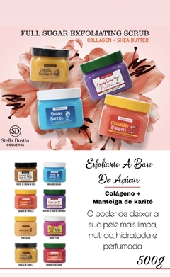 Esfoliantes - Stella Dustin cosmetics ( a base de açúcar)