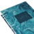 Journal Marble Blue - Copta + French Link Cruzado Com Janela - Graphino