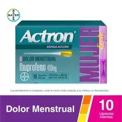 ACTRON MUJER rápida acción X 10 CAPSULAS BLANDAS