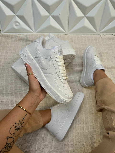 TÊNIS AIR FORCE BRANCO/BRANCO UNISSEX