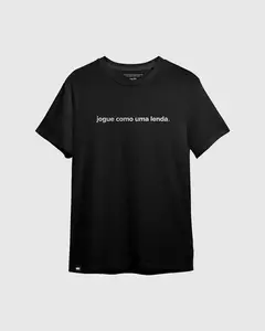Camiseta Baby Look - Jogue Como Uma Lenda - Reg Life