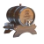 Barril Amburana 5l - 6 Copinhos de shot vidro - Personalizado Nome - PERSONALIZAÇÃO DE BRINDE - Wood e-commerce - Barris de Madeira de qualidade 