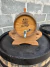 Barril Amburana 3 Litros Suporte + 4 Copos Shot de vidro - PERSONALIZAÇÃO DE BRINDE - Wood e-commerce - Barris de Madeira de qualidade 