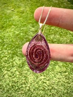 Pingente Orgonite Gota Ametista - comprar online