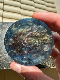 Orgonite Domo Proteção Energética Azul na internet